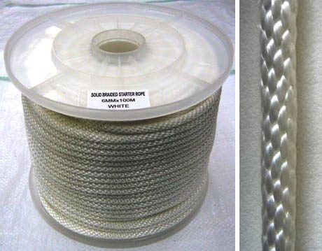 solid braided polyester rope